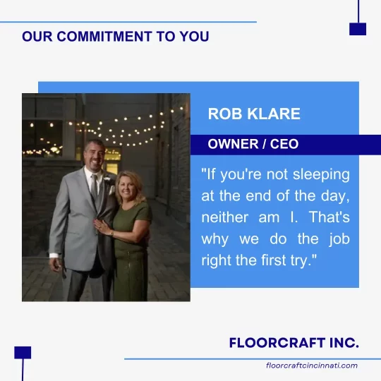 Rob Klare owner Floorcraft Inc
