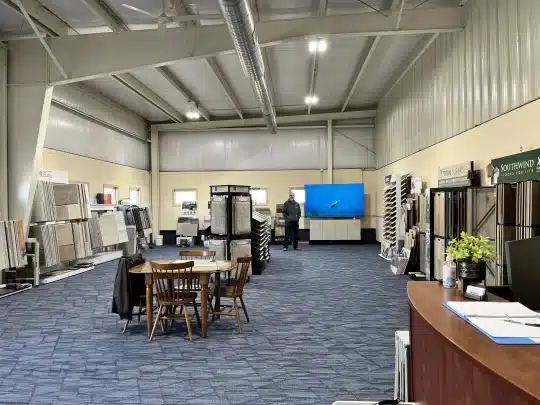 Floorcraft Inc. new expanded flooring showroom Monroe Ohio Greater Cincinnati